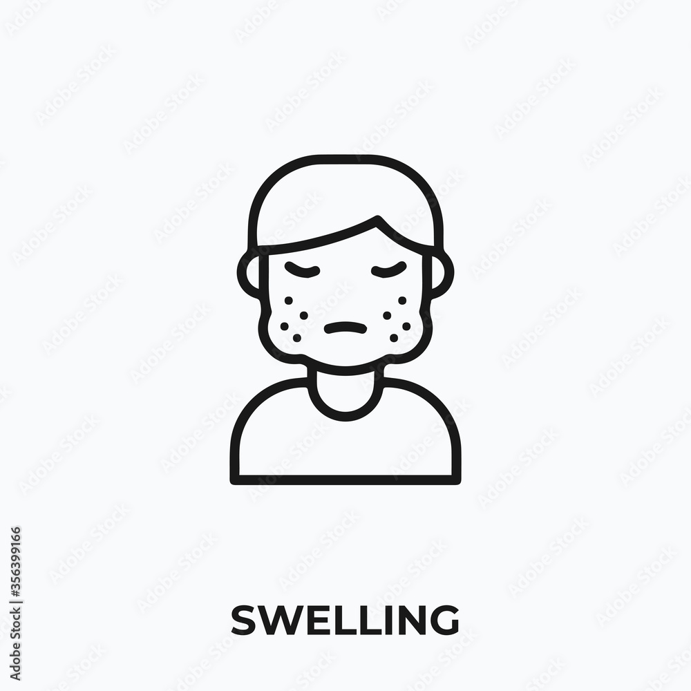 swelling icon vector. swelling icon vector symbol illustration. Modern simple vector icon for your design. swelling icon vector. swelling icon vector symbol illustration. Modern simple vector icon for your design.