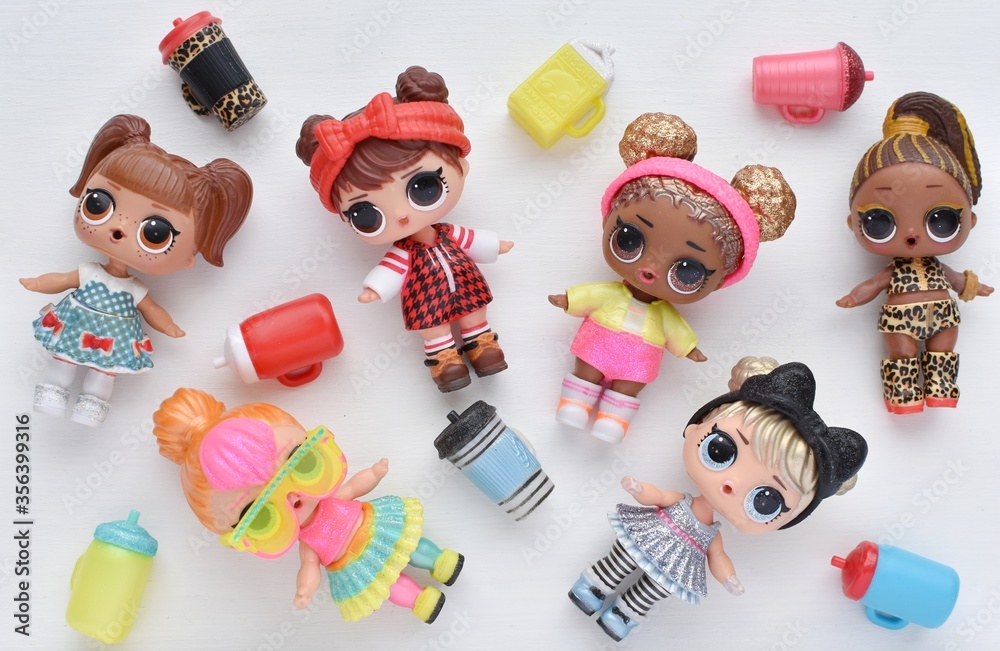 L.O.L. surprise dolls Glitter and Under Wraps series, January 21, 2019 in  Vilnius, Lithuania. Stock Photo | Adobe Stock