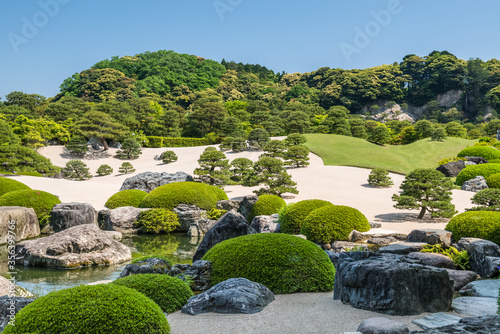 Dry Landscape Garden in the Adachi Museum of Art, Yasugi, Shimane Prefecture, Japan