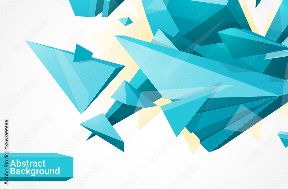 Abstract geometrical green background with space for text. Cropped version Abstract geometrical green background with space for text. Cropped version