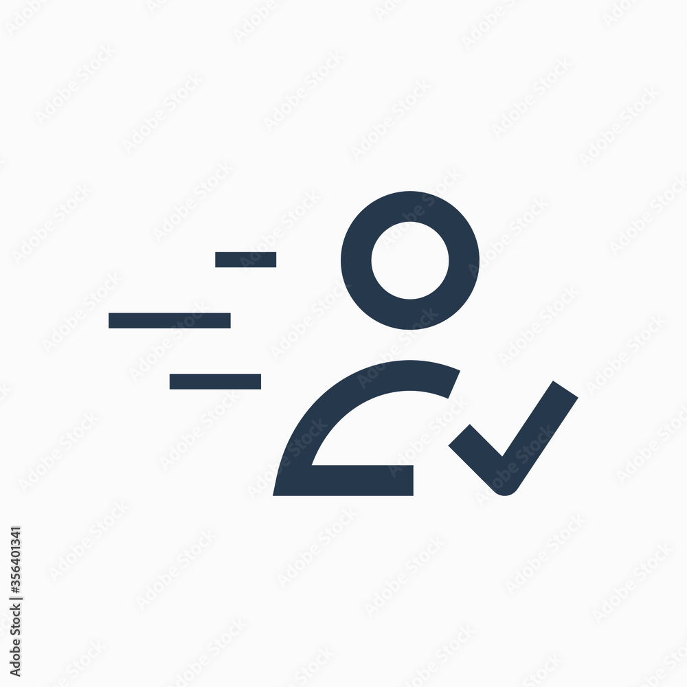 Quick registration done line vector icon. People vector symbol. Avatar with plus icons set for web design. Modern flat web profile icon for app design. User face minimal flat linear icons Quick registration done line vector icon. People vector symbol. Avatar with plus icons set for web design. Modern flat web profile icon for app design. User face minimal flat linear icons