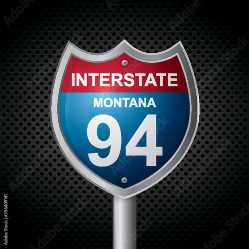 montana 94 route sign photo