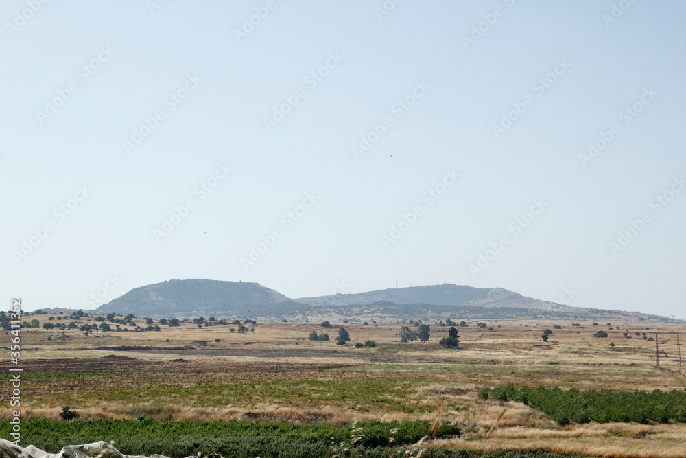 Fototapeta premium Golan heghts landscape