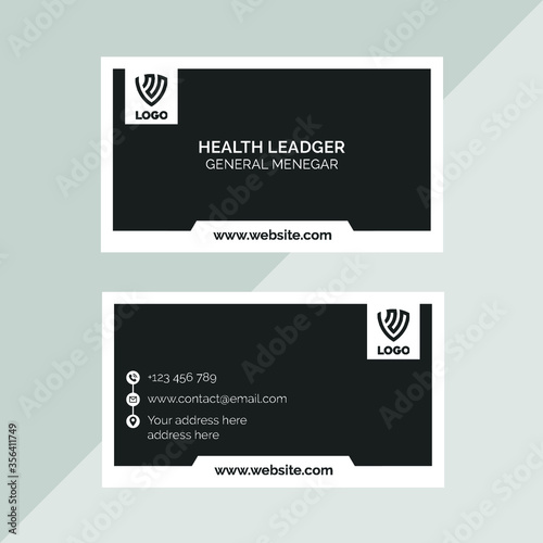 Modern real estate business card template