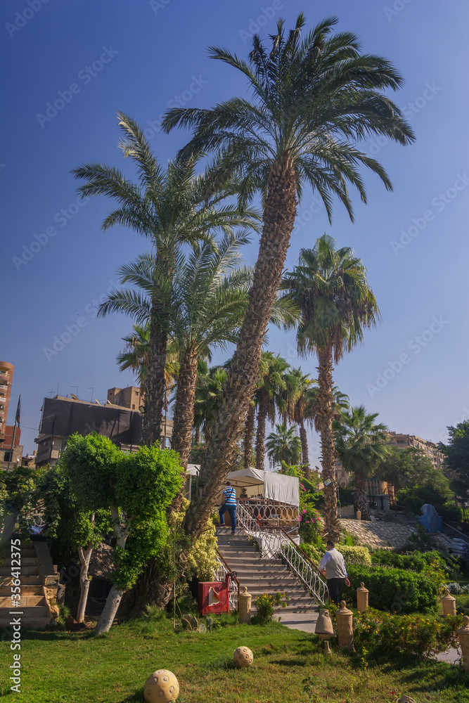 Views on the banks of the Nile in Cairo