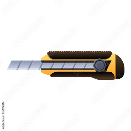 Wire cutter icon. Cartoon of wire cutter vector icon for web design isolated on white background