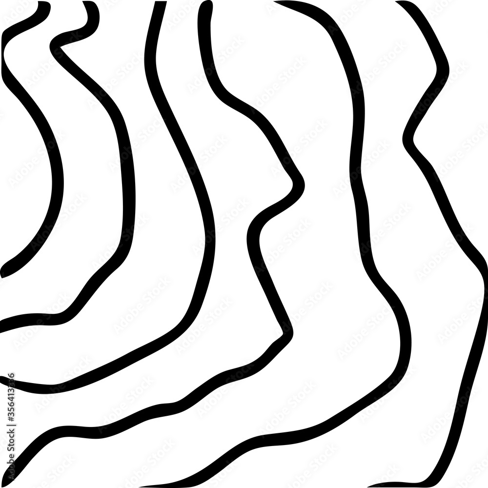 Background or pattern of curved bands in black. Vector pattern for fabric or wrapping paper. Background or pattern of curved bands in black. Vector pattern for fabric or wrapping paper.