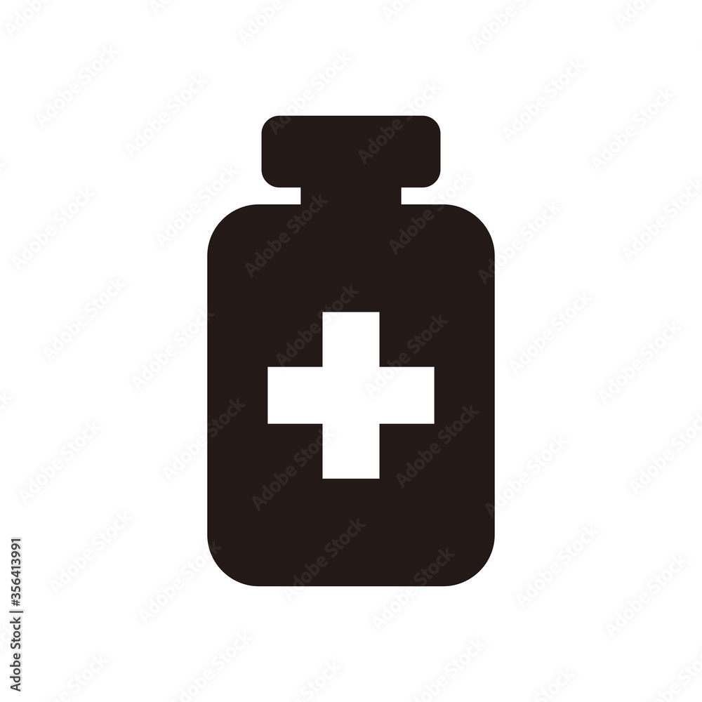 medicine bottle icon vector illustration sign medicine bottle icon vector illustration sign