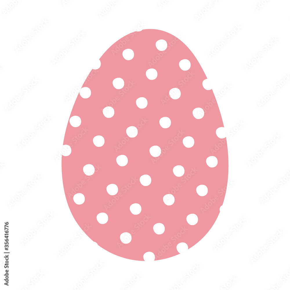 happy easter egg painted with dots happy easter egg painted with dots