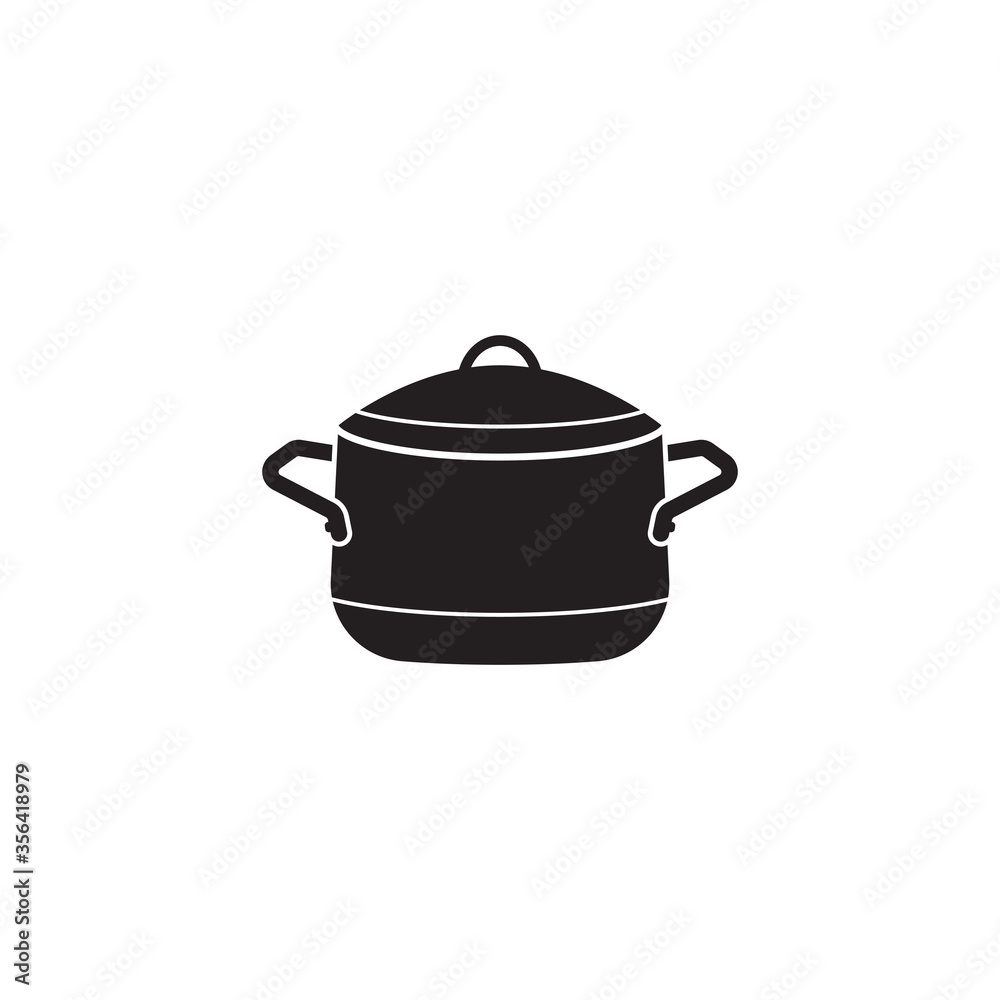 Saucepan Icon Logo Vector template Saucepan Icon Logo Vector template