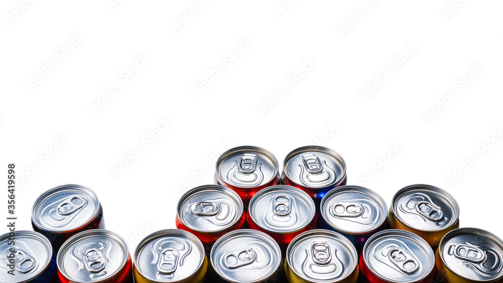 Group of aluminium cans, cold drink. Group of aluminium cans, cold drink.