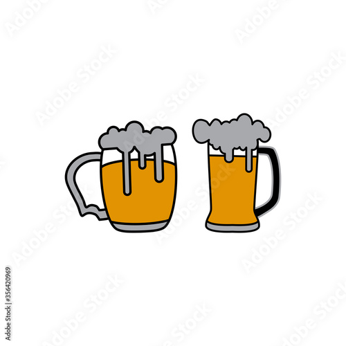 beer icon design vector template eps10