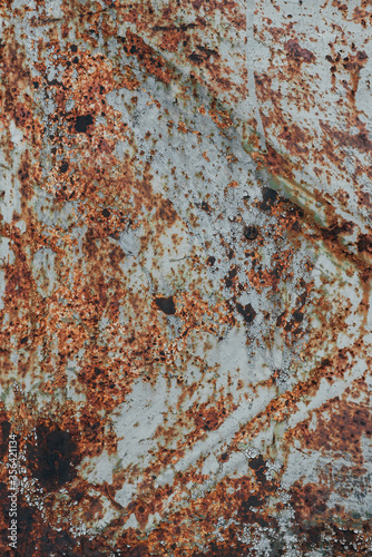 rusty old metal texture with corrosion and bpaint