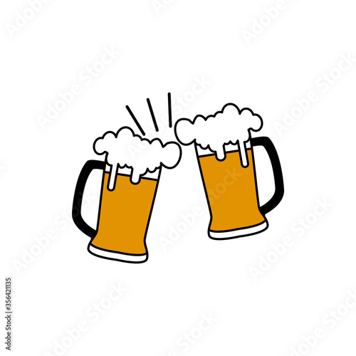 beer icon design vector template eps10