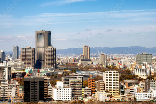 Osaka city view from Osaka castle © virojt