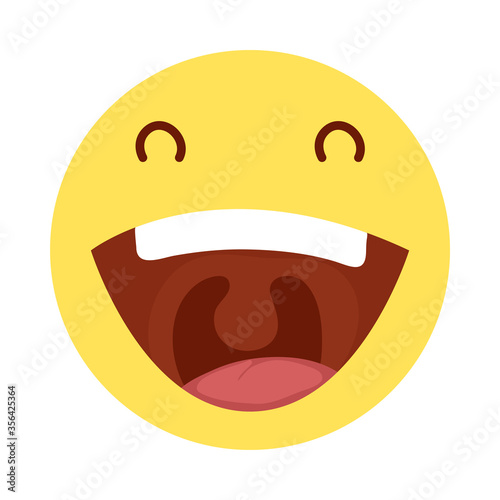 crazy emoji face fools day icon