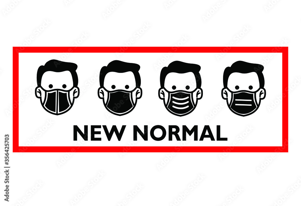 Wear a mask always. Wear a mask during the corona virus pandemic, protection against infectious diseases. Stop infection, vector illustration Wear a mask always. Wear a mask during the corona virus pandemic, protection against infectious diseases. Stop infection, vector illustration