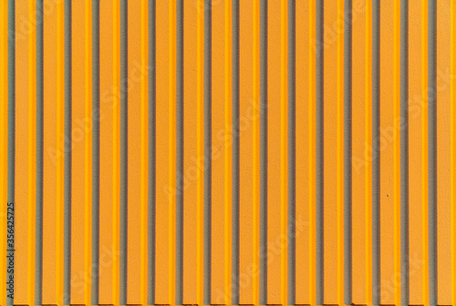 Bumpy orange wall. 
