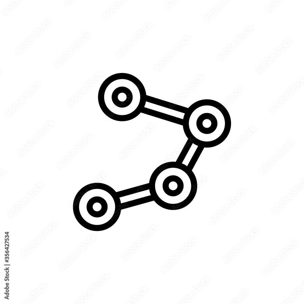 Route, map icon. Simple line, outline vector elements of navigation icons for ui and ux, website or mobile application Route, map icon. Simple line, outline vector elements of navigation icons for ui and ux, website or mobile application