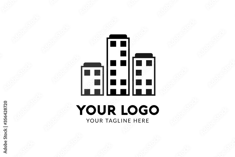 Naklejka premium Construction Logo Template
