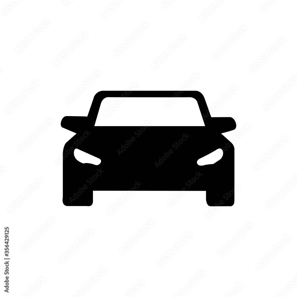 Obraz premium vector car icon, vector illustration. 