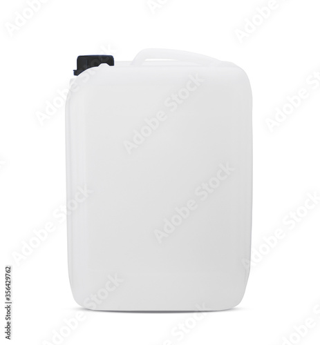 Plain large plastic gallon container photo