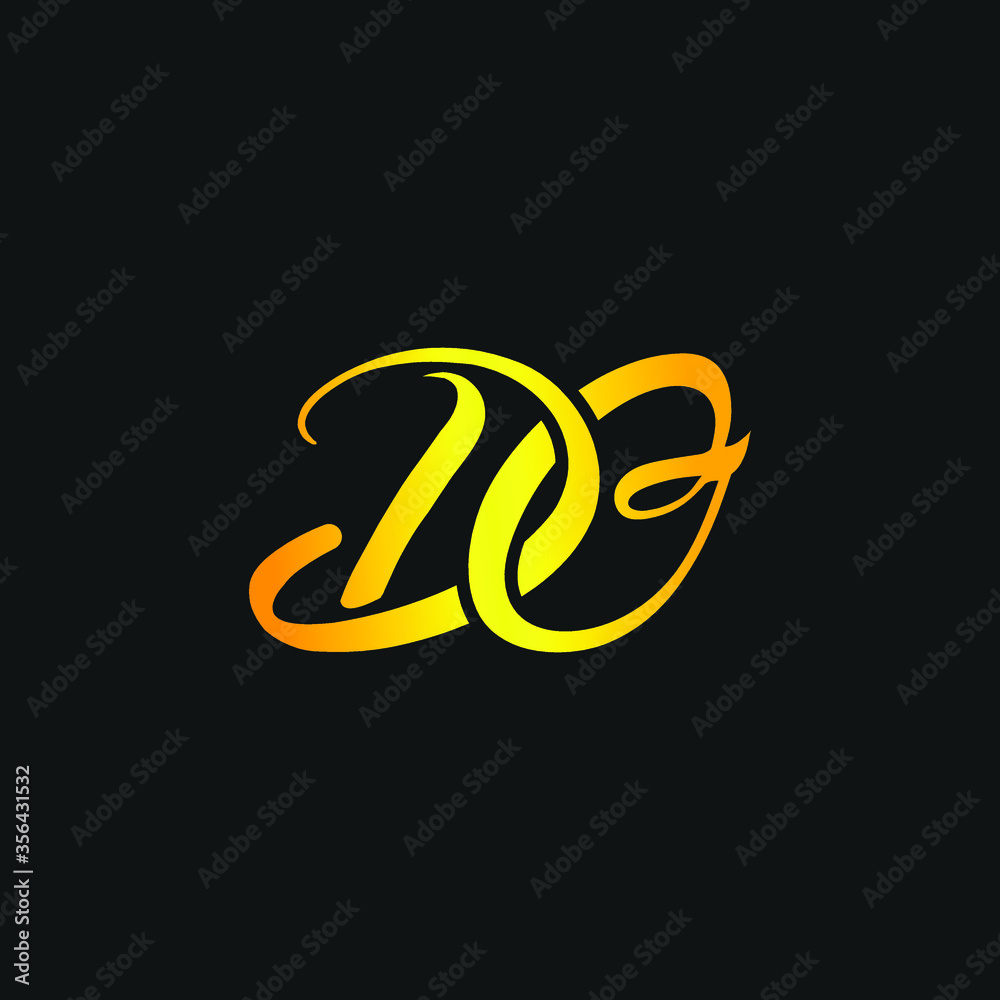 Initial Letter DL Logo Design Vector Template. Creative Linked Alphabetical DL Logo Vector Initial Letter DL Logo Design Vector Template. Creative Linked Alphabetical DL Logo Vector