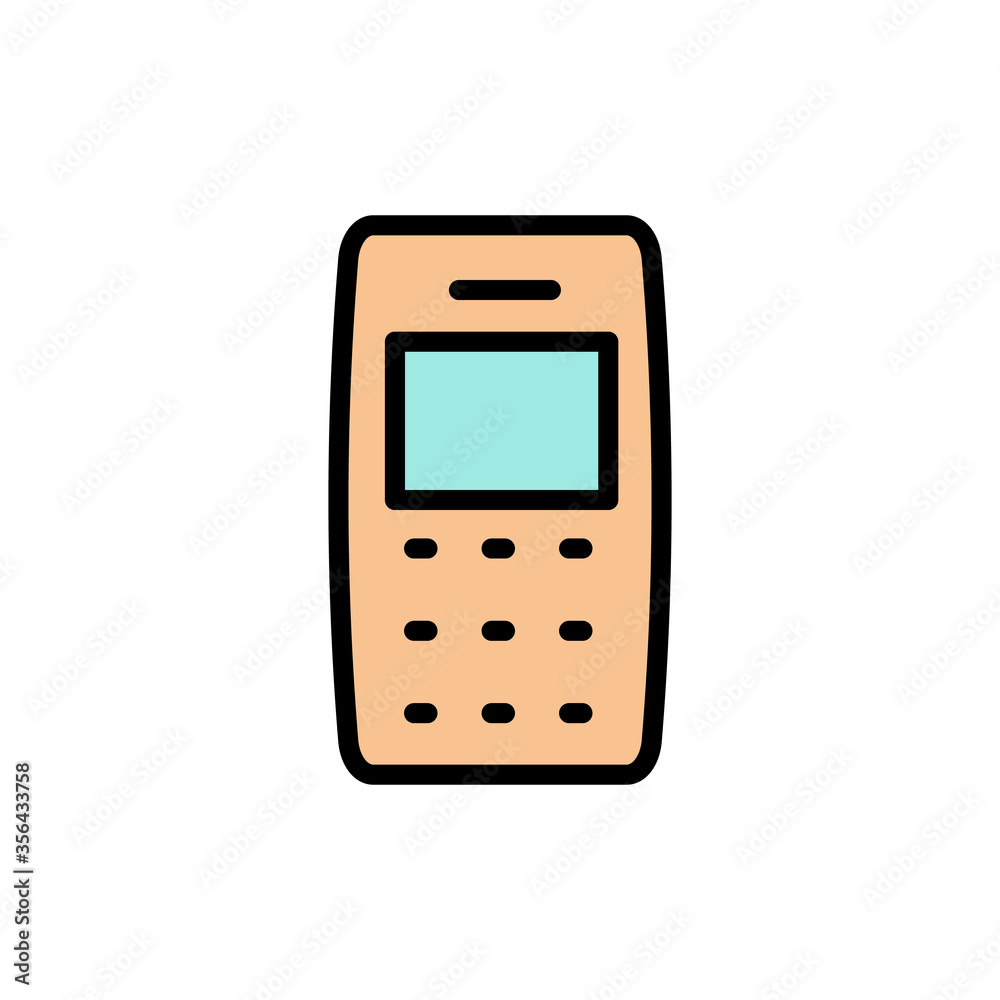 Phone, mobile, technology icon. Simple color with outline vector elements of communication icons for ui and ux, website or mobile application Phone, mobile, technology icon. Simple color with outline vector elements of communication icons for ui and ux, website or mobile application