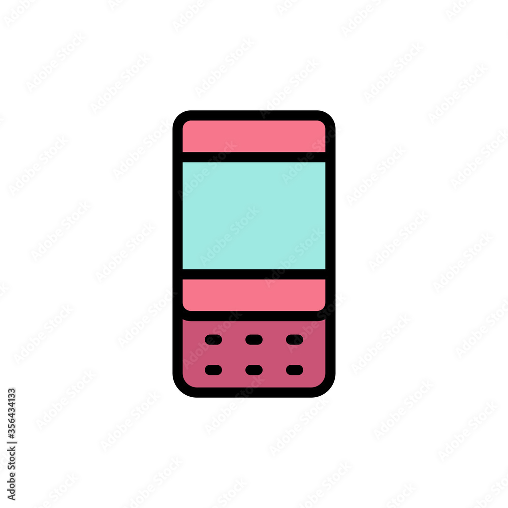 Phone, mobile, technology icon. Simple color with outline vector elements of communication icons for ui and ux, website or mobile application Phone, mobile, technology icon. Simple color with outline vector elements of communication icons for ui and ux, website or mobile application