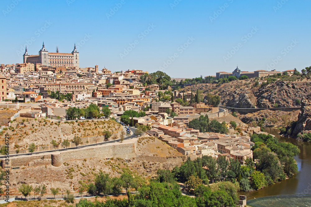 Toledo and Tagus river, Spain
