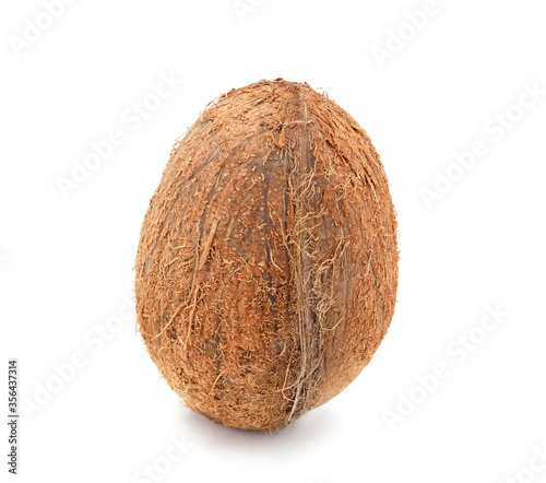 One ripe coconut.