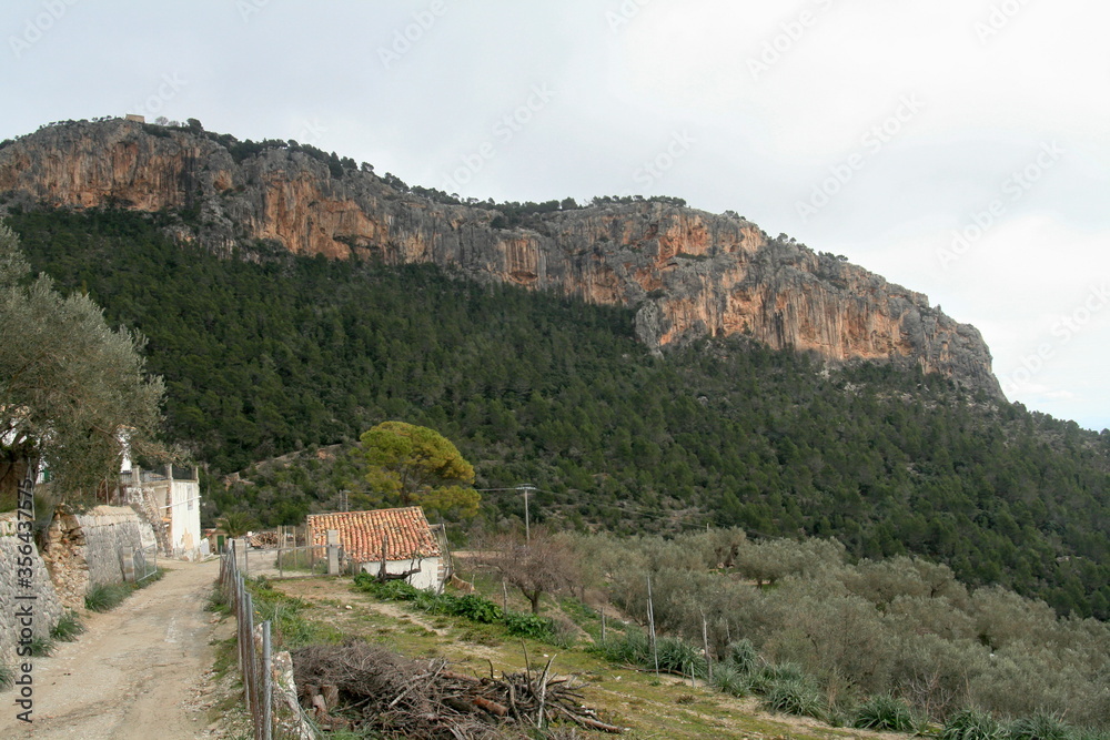 Mallorca - Blick auf Castell d' Alaro