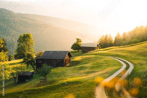 Landschaft in Valendas, Graubünden