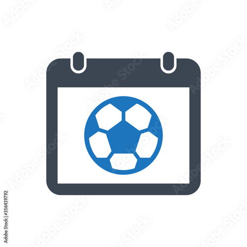 Sports calendar icon