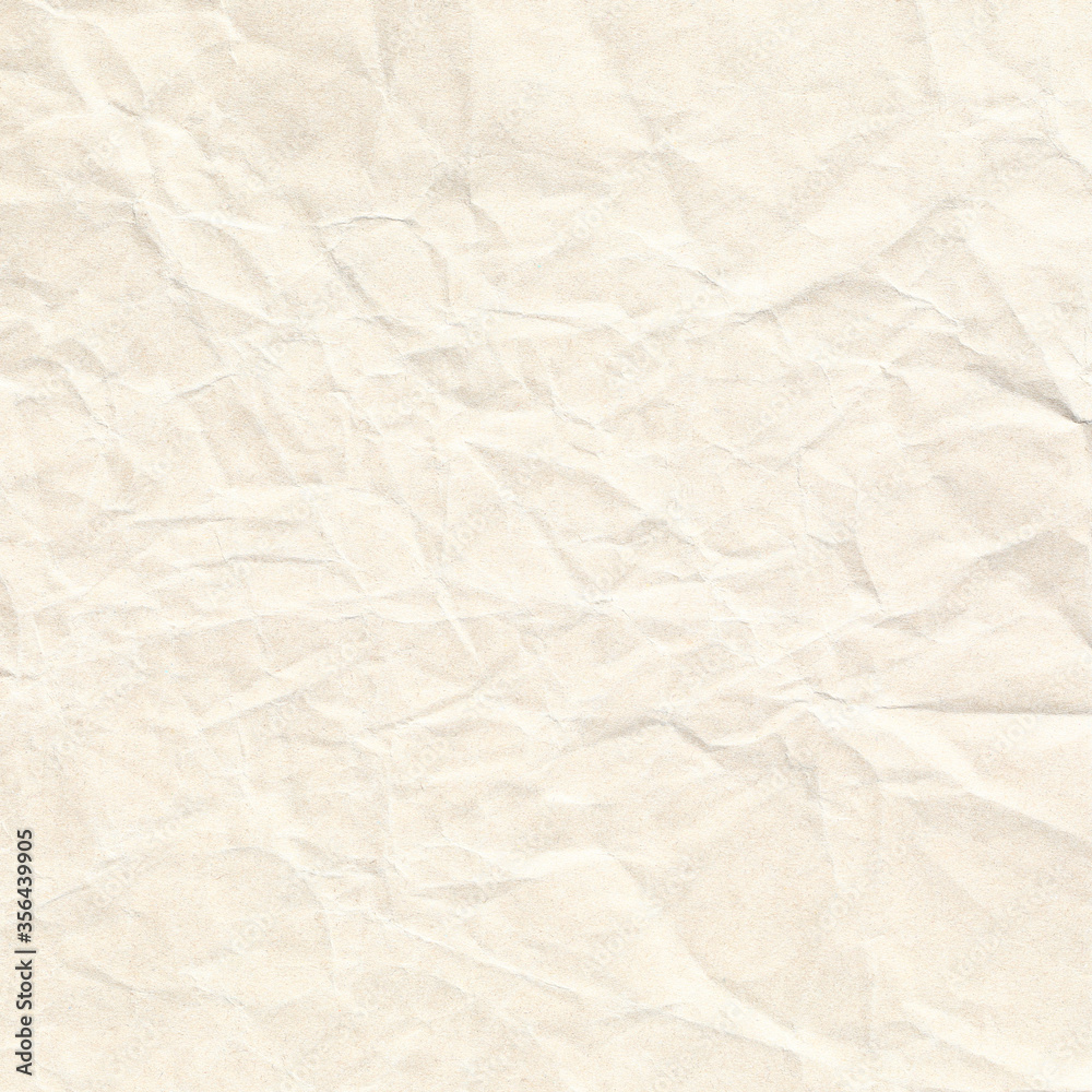 Crumpled yellow square brown paper texture Crumpled yellow square brown paper texture