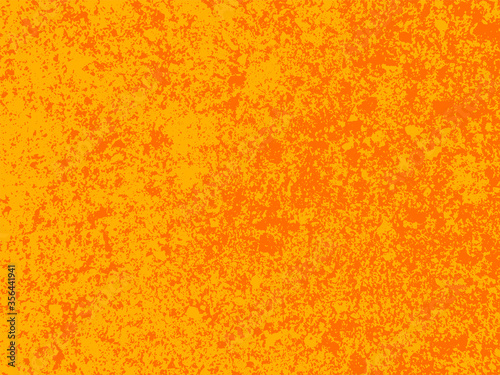 A red and orange layered vector texture of distressed, urban, grungy concrete with aged and weathered damage. Ideal for use as a background texture or for applying grunge effects to your images.