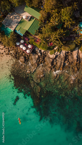 Koh samet island aerial view. Thailand. photo