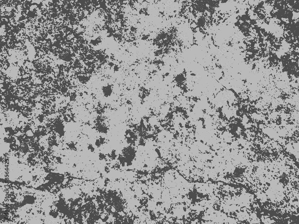 Fototapeta premium A gray scale texture of distressed, urban, grungy concrete with aged and weathered damage. Ideal for use as a background texture or for applying grunge effects to your images.