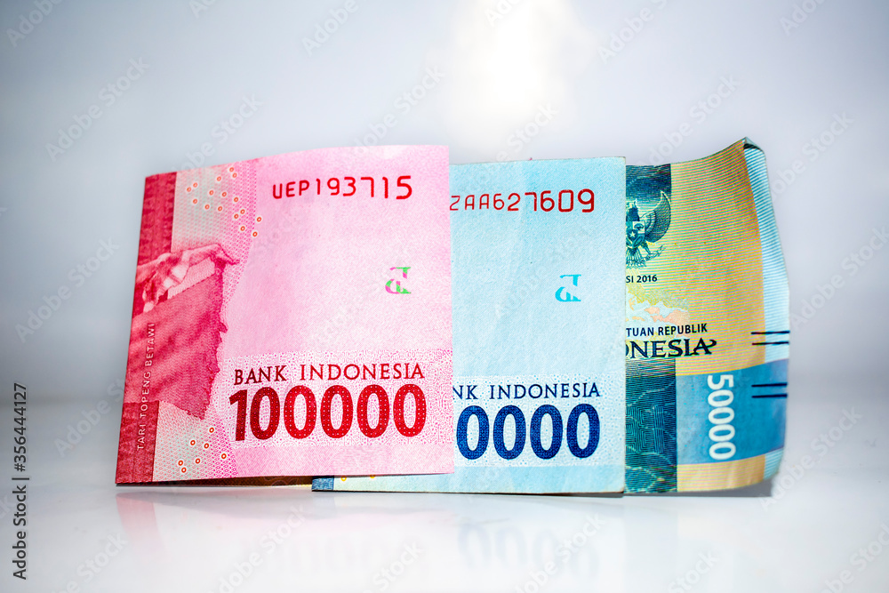 a design of 1000000000 Indonesian rupiah banknote a design of 1000000000 Indonesian rupiah banknote