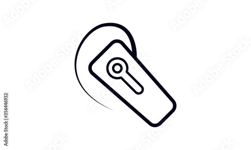 Bluetooth, microphone, connection, telephone, wireless, equipment, headphone, accessory, audio, earphone free vector icon