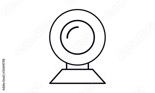 Skype, call, technology, videoconference, service, camera, multimedia, computer, video free vector icon