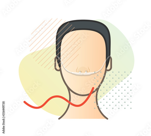 Novel Coronavirus - Non Invasive Ventillation Support with Oxygen Therapy - Icon