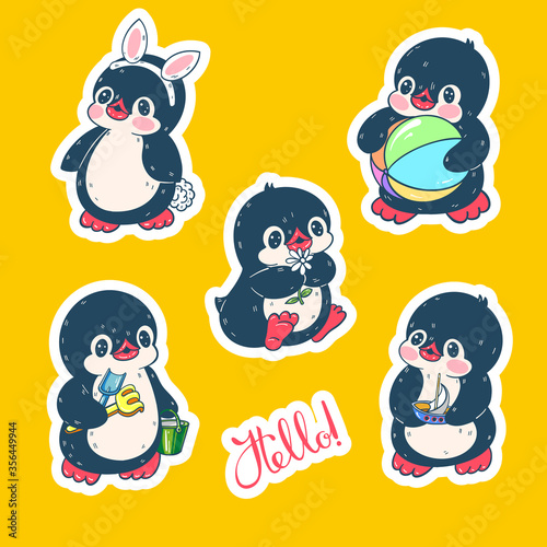  funny cartoon penguin