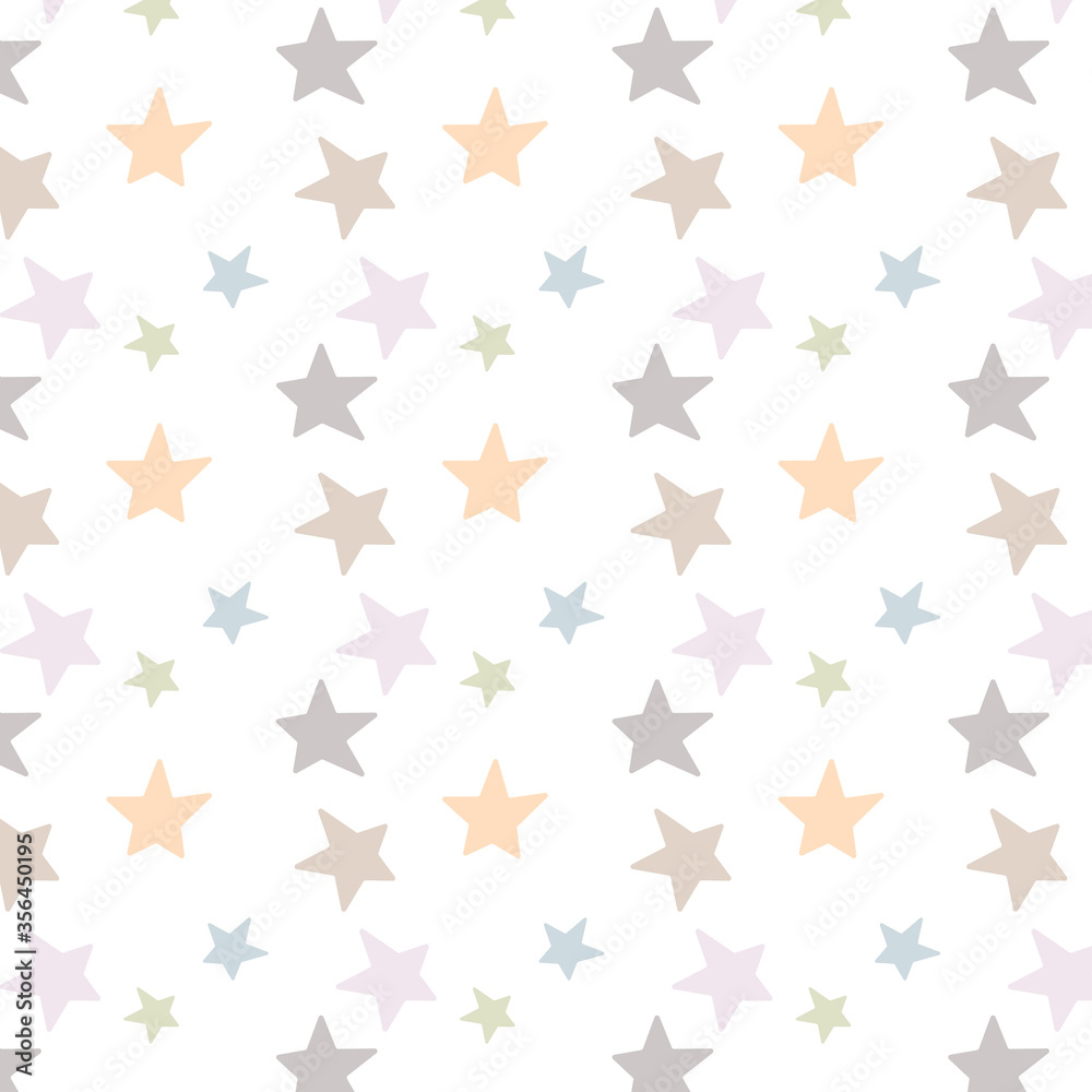 Seamless pattern with stars on white background.Design template for wallpaper,fabric,wrapping,textile Seamless pattern with stars on white background.Design template for wallpaper,fabric,wrapping,textile
