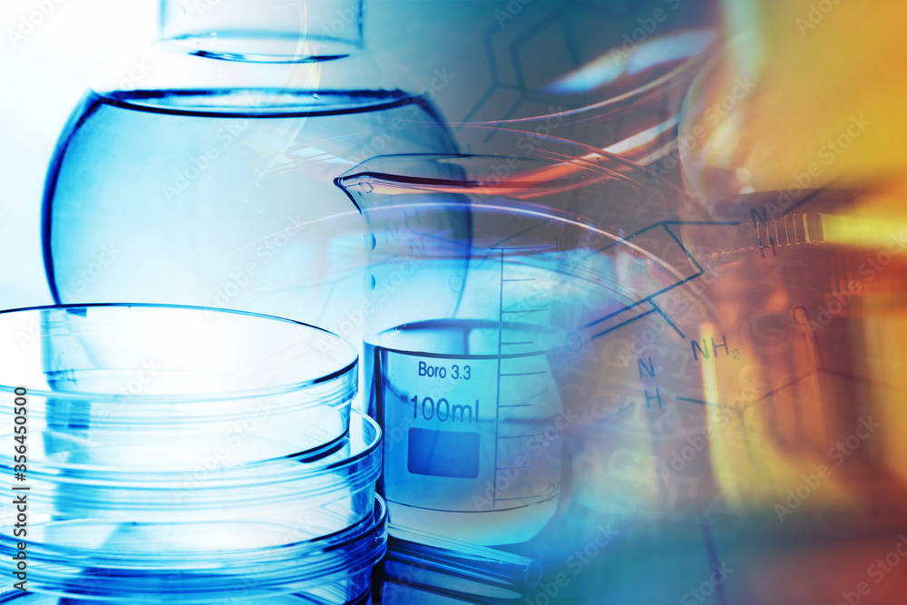 Laboratory glass. Macro image. Laboratory concept. Laboratory glass. Macro image. Laboratory concept.