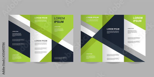 Abstract trifold brochure template. - Vector.