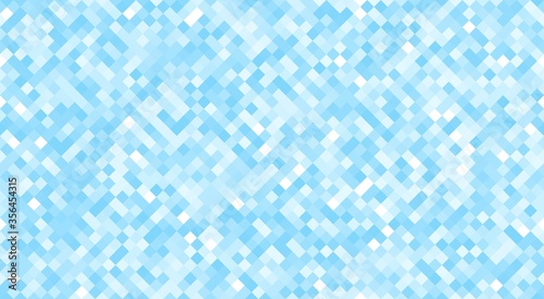 mosaic, tile, square abstract blue seamless pattern