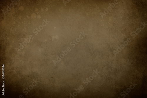 old paper texture or background with stains and black vignette borders