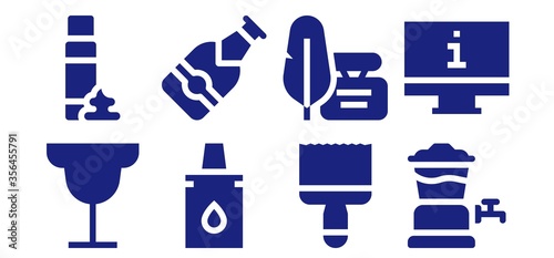 liquid icon set