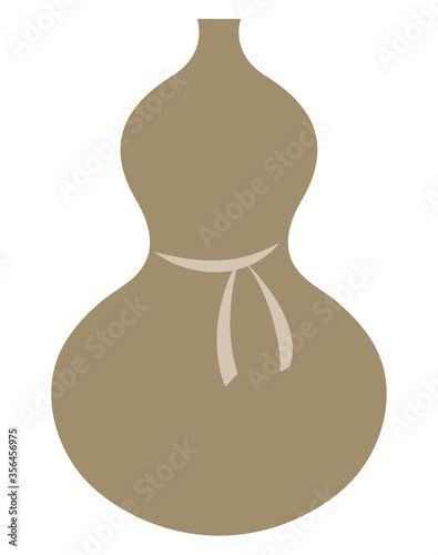 Japanese style vector gourd